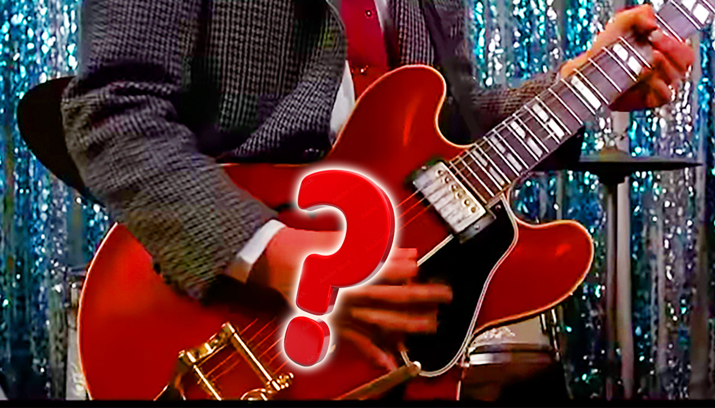 Rote Gibson-Gitarre aus „Zurück in die Zukunft“