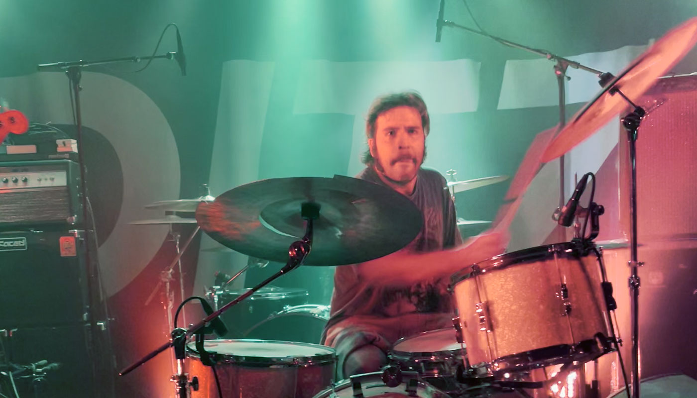 Maximilian Wörle an den Drums