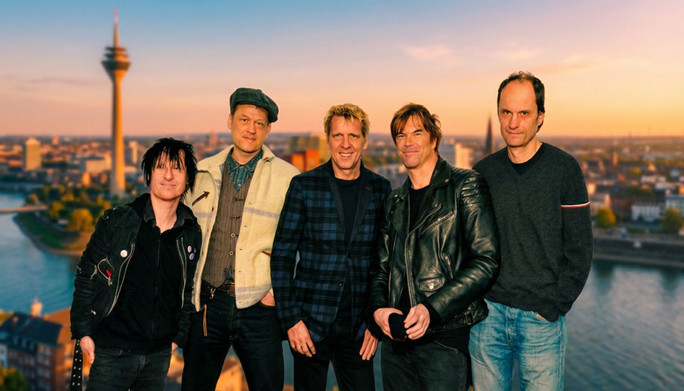 Die Toten Hosen aus Düssedorf: Ritchie, Andreas von Holst, Andreas Meurer, Campino und Michael Breitkopf (2013) ©Wikipedia - bearbeitet